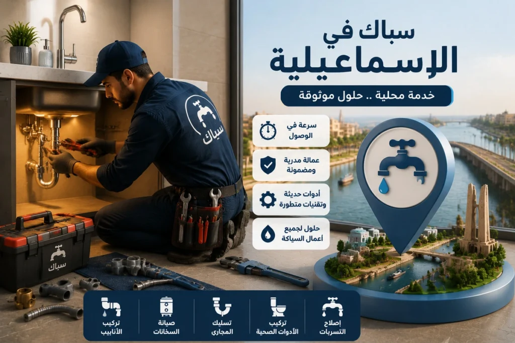 أعمال احترافية مقدمة من سباك في الاسماعيلية