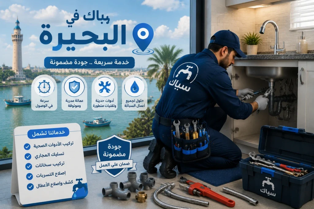 سباك في البحيرة يقوم ببعض الأعمال الدروية