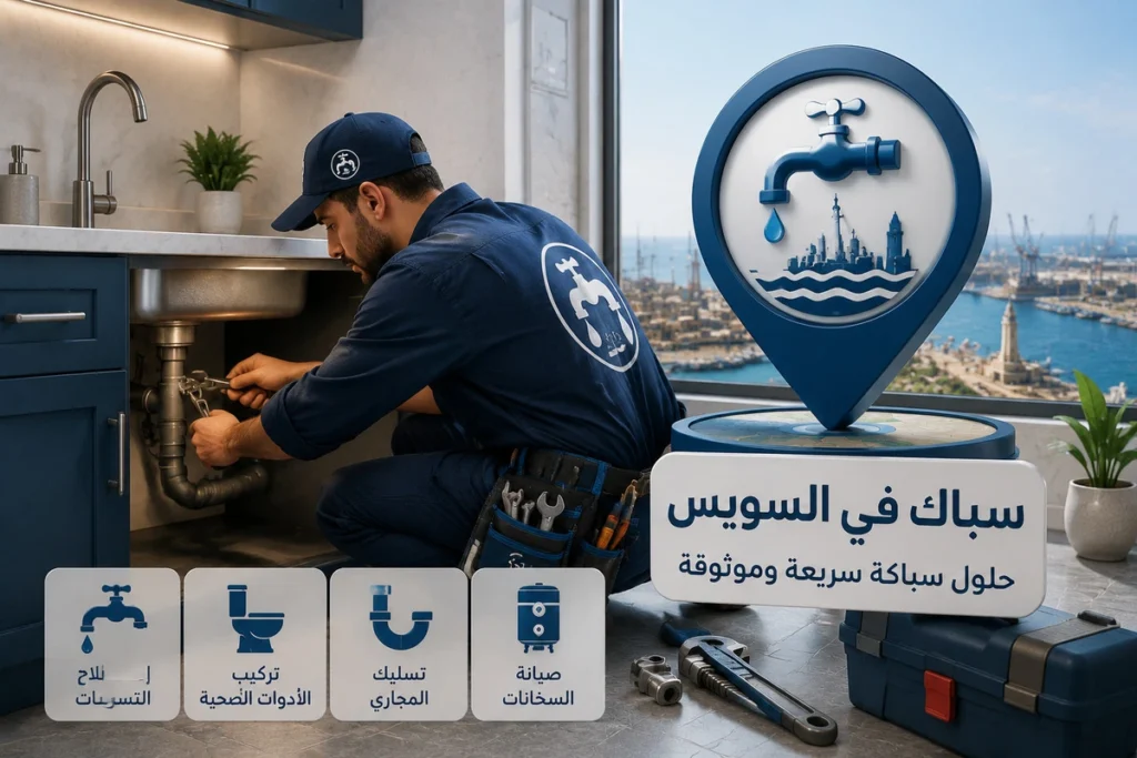 سباك في السويس لأعمال السباكة المتكاملة