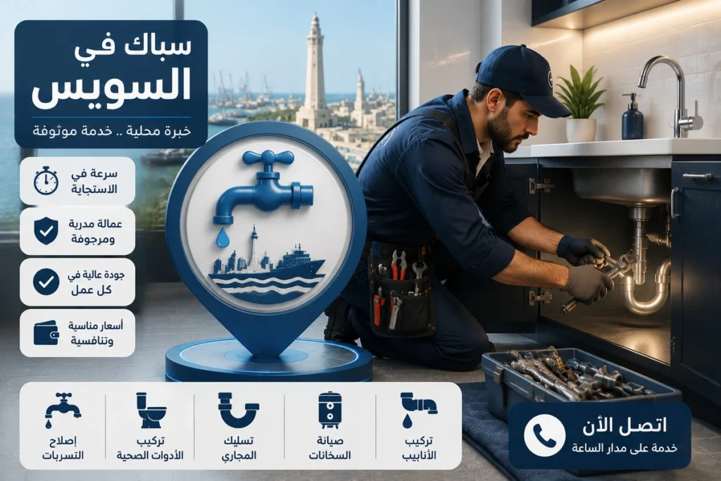 أعمال يقوم بها سباك في السويس في مطبخ