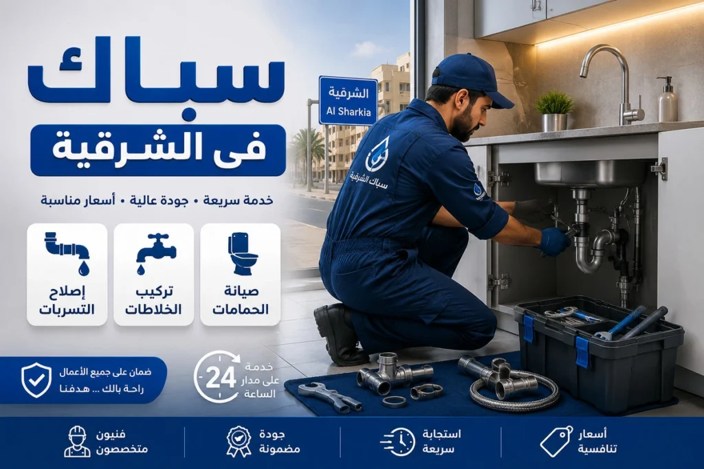 سباك في الشرقية ينهي أعمال الصيانة الدورية
