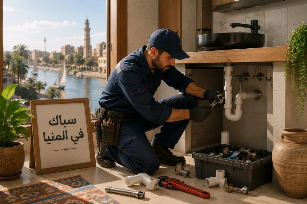اتصل بسباك في المنيا لخدمات الصيانة الدورية