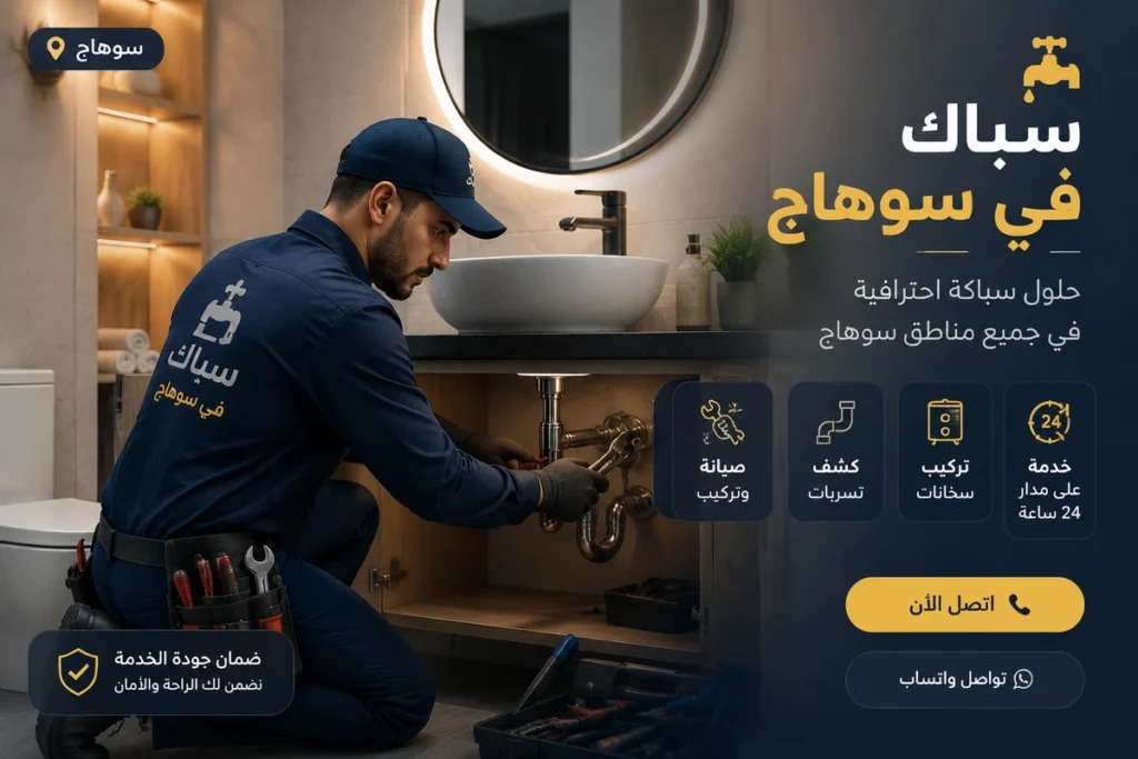 خدمات صيانة دورية عن طريق سباك في سوهاج