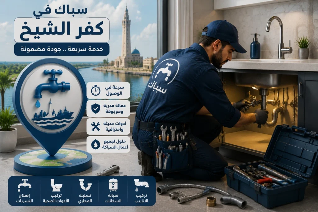 سباك في كفر الشيخ لأعمال السباكة المتكاملة